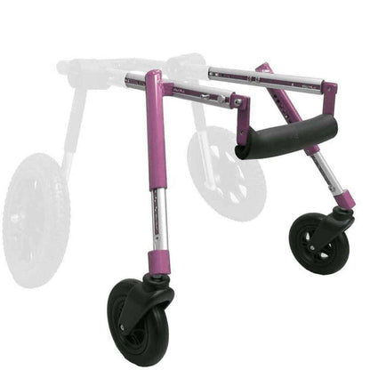 Walkin’ Wheels MEDIUM Front Wheel Attachment logo for pet wheelchair conversion