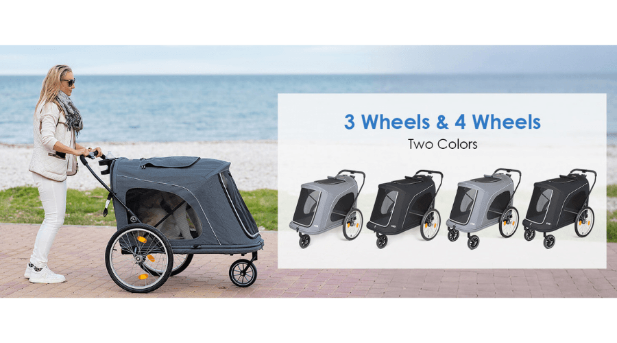 Beberoad dog prams 3 wheel or 4 Wheel